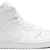 Jordan 1 Mid Triple White 2.0 (2020) 554724-130 - Arviolet photo 1
