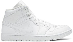 Jordan 1 Mid Triple White 2.0 (2020) 554724-130 - Arviolet photo 1