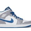 Jordan 1 Mid True Blue DQ8426-014 - Arviolet photo 1