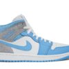 Jordan 1 Mid University Blue Grey DX9276-100 - Arviolet photo 1