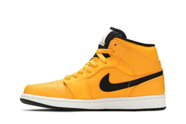 Jordan 1 Mid University Gold Black 554724-700 - Arviolet photo 3