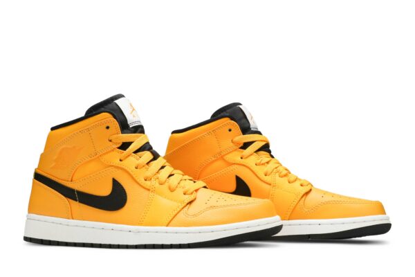 Jordan 1 Mid University Gold Black 554724-700 - Arviolet photo 8