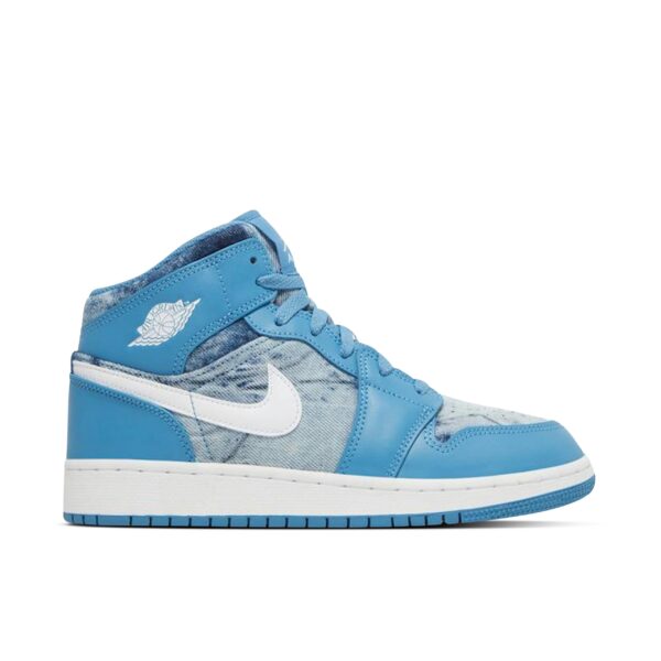 Jordan 1 Mid Washed Denim (GS) DM8951-400 - Arviolet photo 1