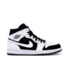 Jordan 1 Mid White Black 554724-113 - Arviolet photo 1