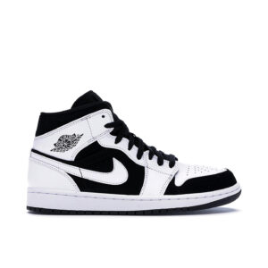 Jordan 1 Mid White Black 554724-113 - Arviolet photo 1