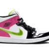 Jordan 1 Mid White Black Cyber Pink CZ9834-100 - Arviolet photo 1