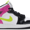 Jordan 1 Mid White Black Cyber Pink (GS) CZ9835-100 - Arviolet photo 1