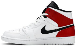 Jordan 1 Mid White Black Gym Red 554724-116 - Arviolet photo 2