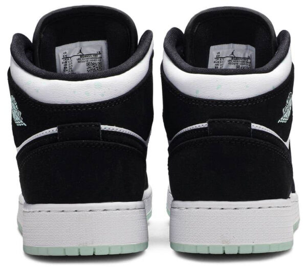 Jordan 1 Mid White Black Teal Tint (GS) BQ6931-103 - Arviolet photo 4