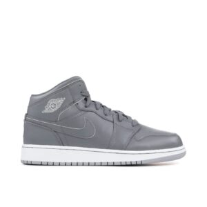 Jordan 1 Mid White Laser Orange Deep Royal Blue (GS) 554725-031 - Arviolet photo 1