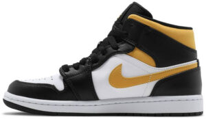 Jordan 1 Mid White Pollen Black 554724-177 - Arviolet photo 2