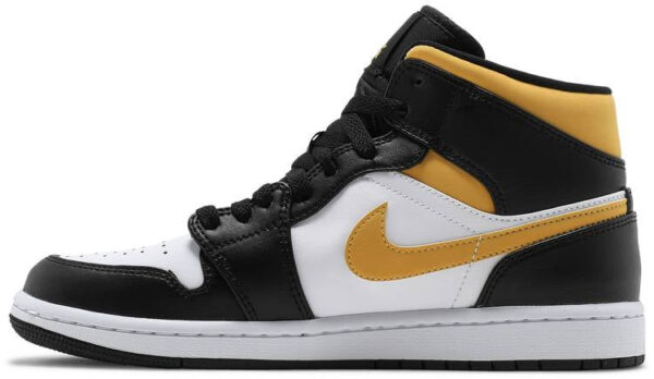 Jordan 1 Mid White Pollen Black 554724-177 - Arviolet photo 2