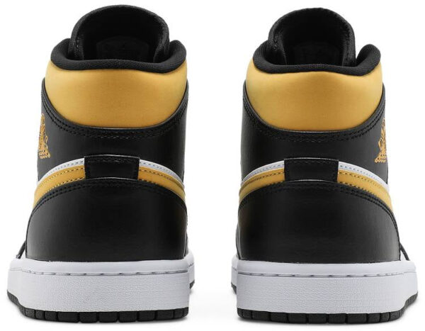 Jordan 1 Mid White Pollen Black 554724-177 - Arviolet photo 4