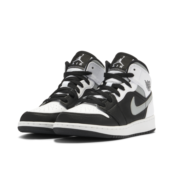 Jordan 1 Mid White Shadow (GS) 554725-073 - Arviolet photo 4
