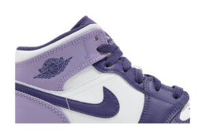 Jordan 1 Mid White Sky J Purple (GS) DQ8423-515 - Arviolet photo 2