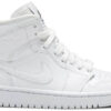 Jordan 1 Mid White Snakeskin (Women's) BQ6472-110 - Arviolet photo 1