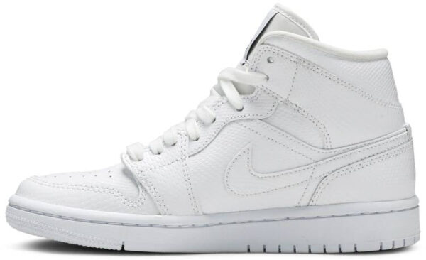 Jordan 1 Mid White Snakeskin (Women's) BQ6472-110 - Arviolet photo 2