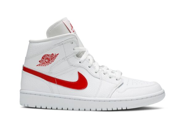 Jordan 1 Mid White University Red (Women's) BQ6472-106 - Arviolet photo 1