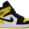 Jordan 1 Mid Yellow Toe Black 852542-071 - Arviolet photo 1