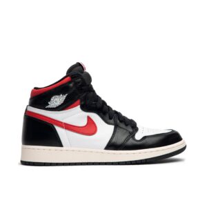 Jordan 1 Retro High Black Gym Red (GS) 575441-061 - Arviolet photo 1