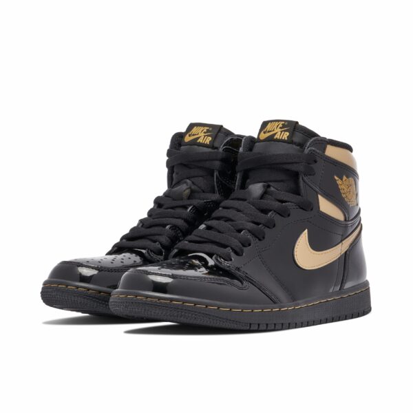 Jordan 1 Retro High Black Metallic Gold (2020) 555088-032 - Arviolet photo 4