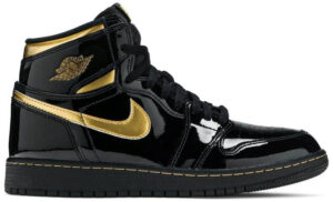 Jordan 1 Retro High Black Metallic Gold (2020) (GS) 575441-032 - Arviolet photo 1