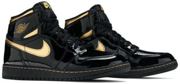 Jordan 1 Retro High Black Metallic Gold (2020) (GS) 575441-032 - Arviolet photo 3