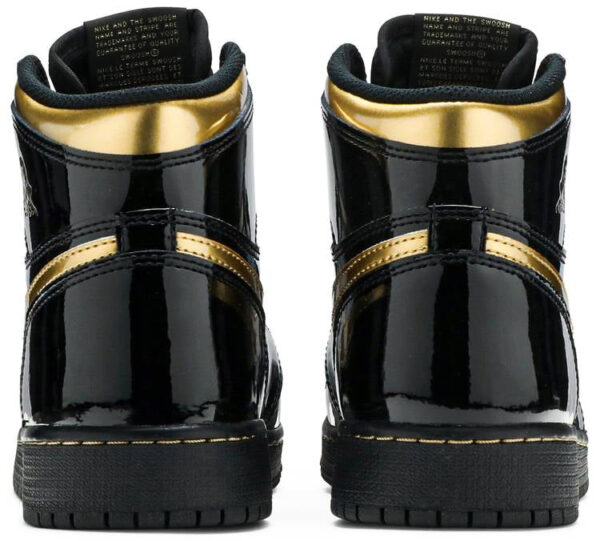 Jordan 1 Retro High Black Metallic Gold (2020) (GS) 575441-032 - Arviolet photo 4