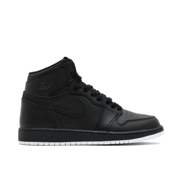 Jordan 1 Retro High Black Perforated (GS) 575441-002 - Arviolet photo 1