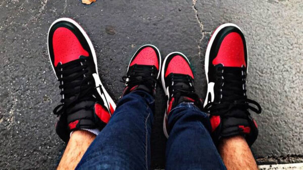 Jordan 1 Retro High Bred Toe 555088-610 - Arviolet photo 6