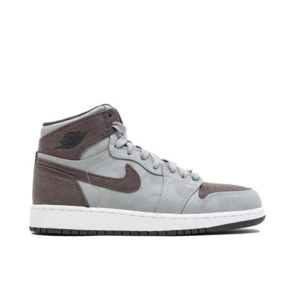 Jordan 1 Retro High Camo 3M Wolf Grey (GS) 822858-027 - Arviolet photo 1