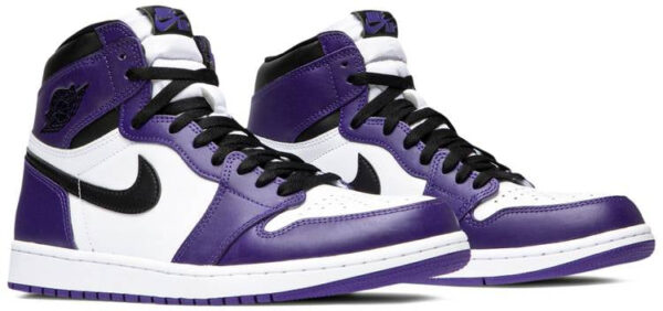 Jordan 1 Retro High Court Purple White 555088-500 - Arviolet photo 3
