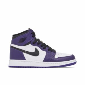 Jordan 1 Retro High Court Purple White (GS) 575441-500 - Arviolet photo 1