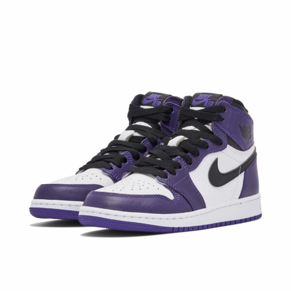 Jordan 1 Retro High Court Purple White (GS) 575441-500 - Arviolet photo 4
