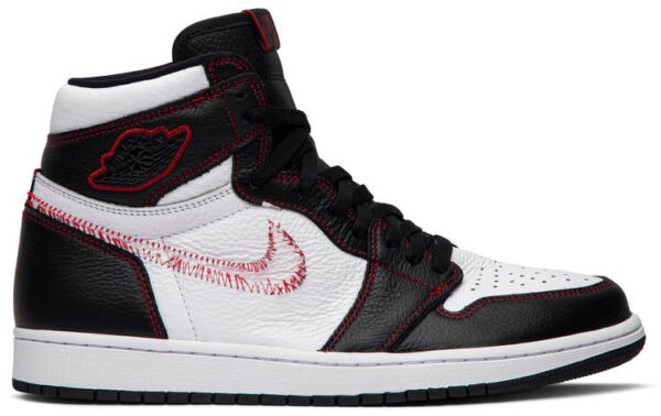 Jordan 1 Retro High Defiant White Black Gym Red CD6579-071 - Arviolet photo 1