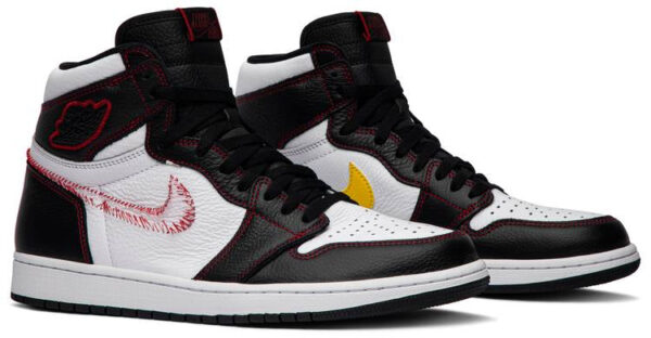 Jordan 1 Retro High Defiant White Black Gym Red CD6579-071 - Arviolet photo 3