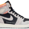 Jordan 1 Retro High Neutral Grey Hyper Crimson 555088-018 - Arviolet photo 1