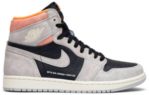 Jordan 1 Retro High Neutral Grey Hyper Crimson 555088-018 - Arviolet photo 1