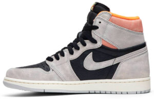 Jordan 1 Retro High Neutral Grey Hyper Crimson 555088-018 - Arviolet photo 2