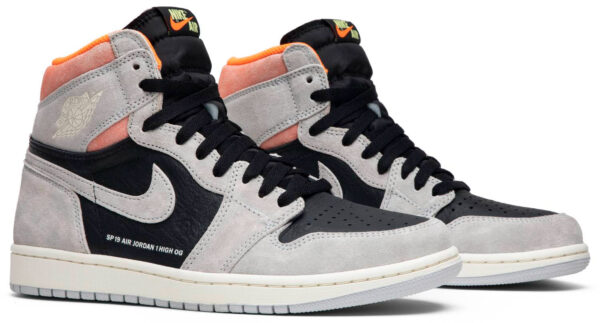 Jordan 1 Retro High Neutral Grey Hyper Crimson 555088-018 - Arviolet photo 3
