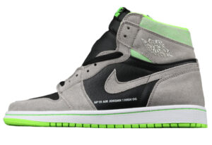Jordan 1 Retro High Neutral Grey Volt 555088-070 - Arviolet photo 1