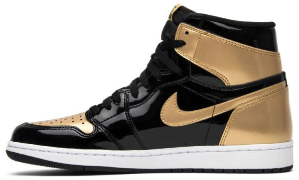 Jordan 1 Retro High NRG Patent Gold Toe 861428-007 - Arviolet photo 2