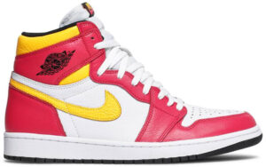 Jordan 1 Retro High OG Light Fusion Red 555088-603 - Arviolet photo 1