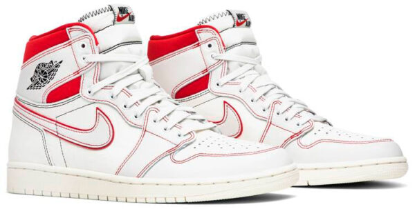 Jordan 1 Retro High Phantom Gym Red 555088-160 - Arviolet photo 3