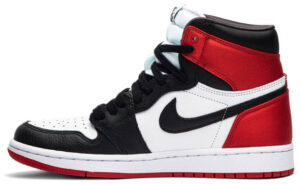 Jordan 1 Retro High Satin Black Toe (Women's) CD0461-016 - Arviolet photo 2