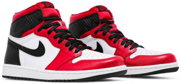 Jordan 1 Retro High Satin Snake Chicago (Women's) CD0461-601 - Arviolet photo 4