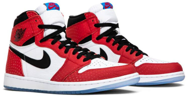 Jordan 1 Retro High Spider-Man Origin Story 555088-602 - Arviolet photo 3