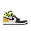 Jordan 1 Retro High White Black Volt University Gold (GS) 575441-118 - Arviolet photo 1