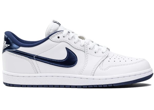 Jordan 1 Retro Low '85 Metallic Blue FB9933-141 - Arviolet photo 1