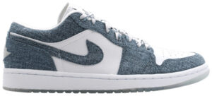 Jordan 1 Retro Low Canvas White Denim (Women's) 315921-141 - Arviolet photo 1